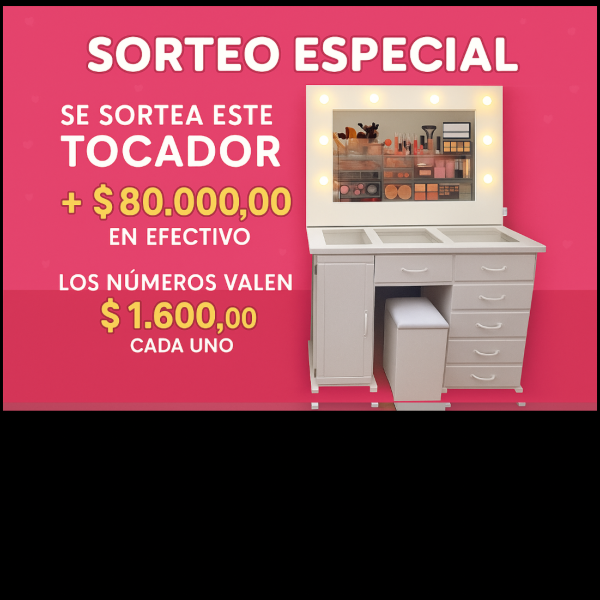 🎁 Edición Premium: Tocador + $80.000